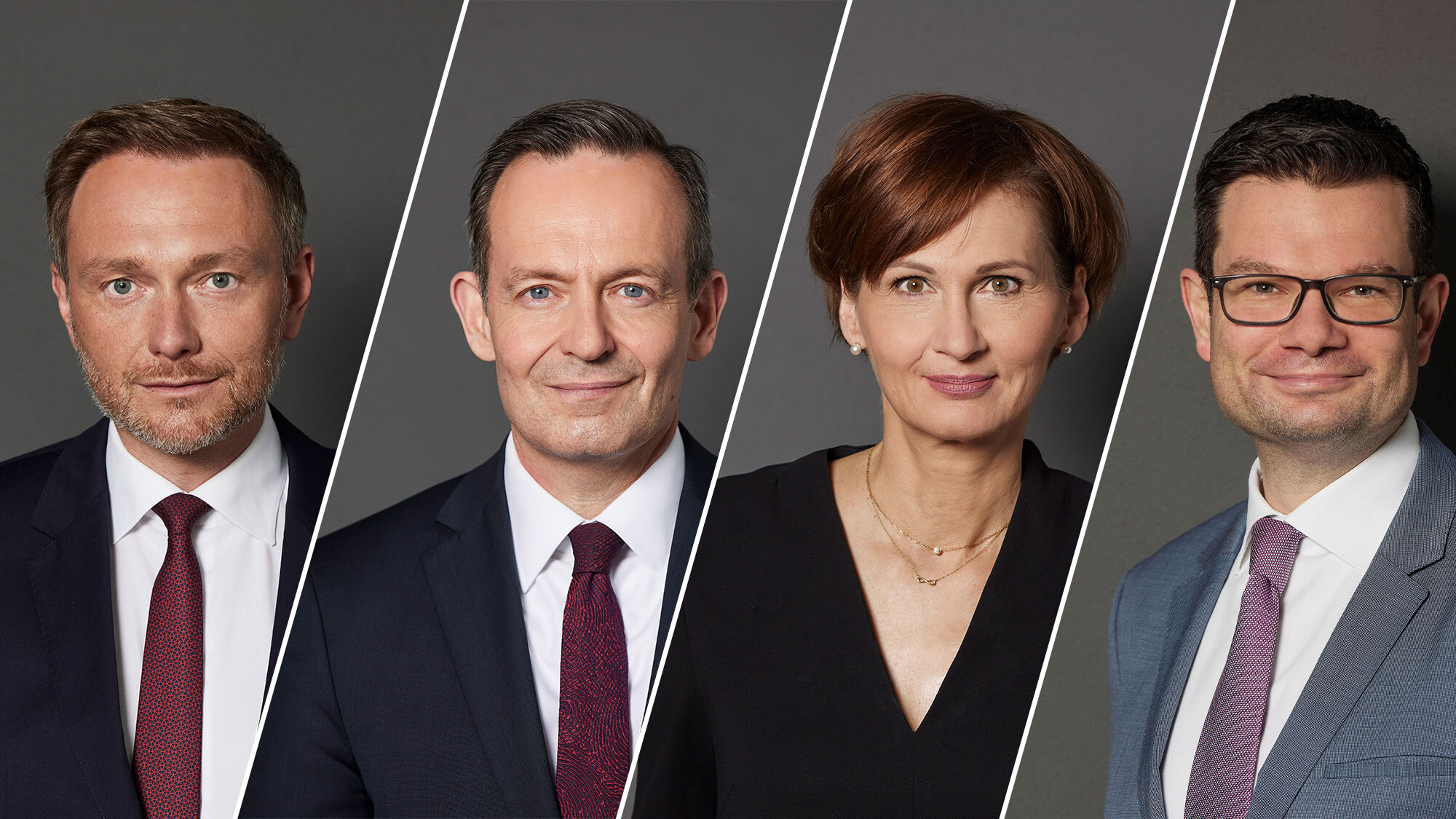 Lindner, Wissing, Stark-Watzinger, Buschmann