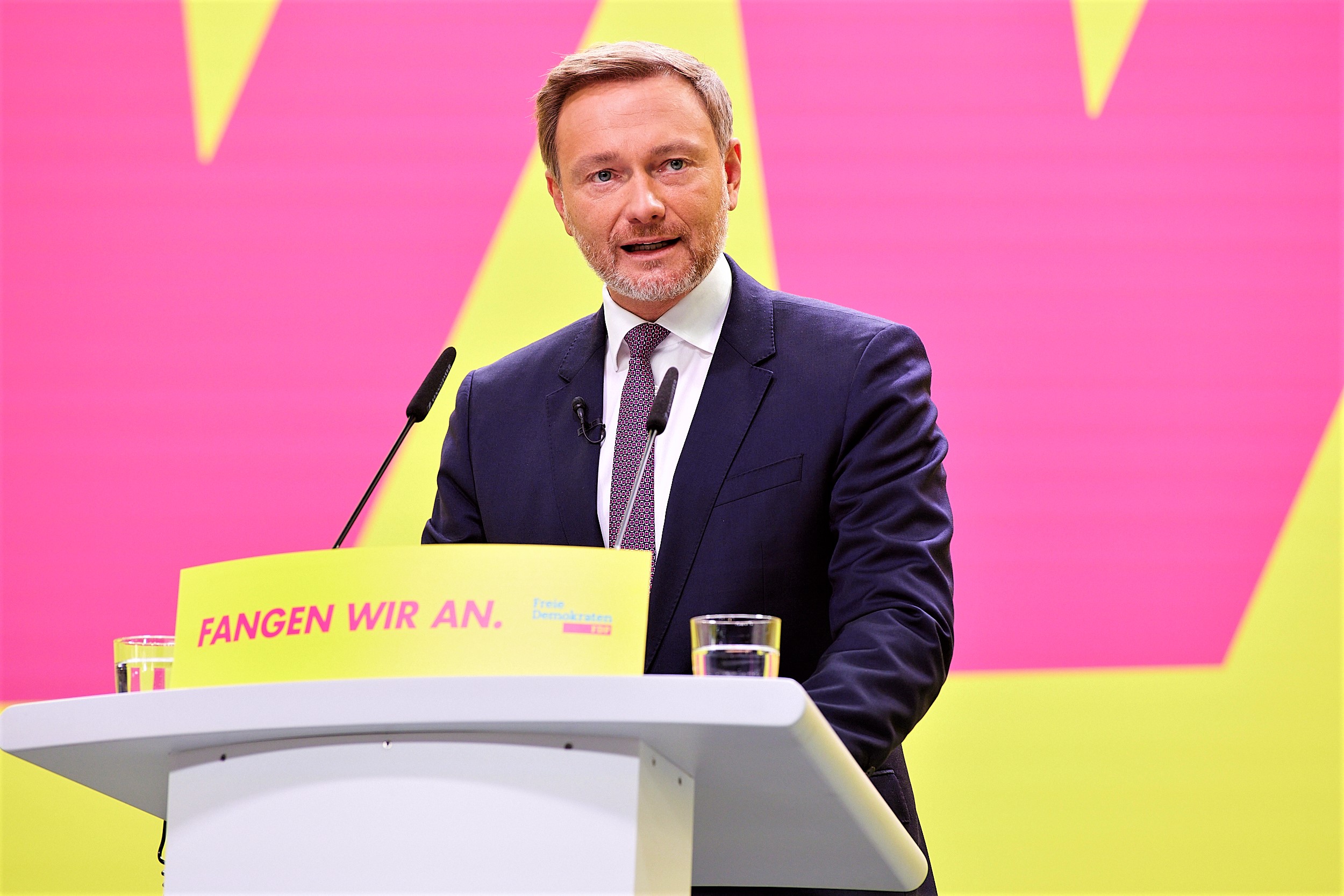 Christian Lindner auf dem Parteitag zum Koalitionsvertrag