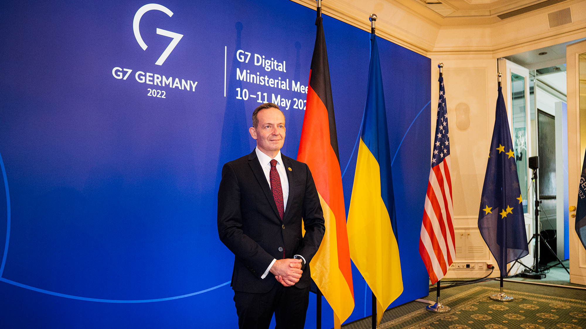 Volker Wissing beim Treffen der G7-Digitalminister