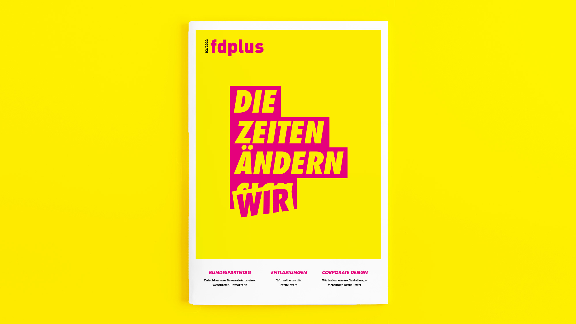 Cover der fdplus 2. Ausgabe 2022