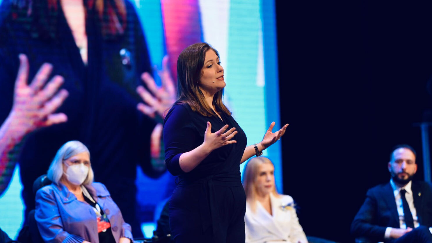 Svenja Hahn auf dem ALDE-Kongress