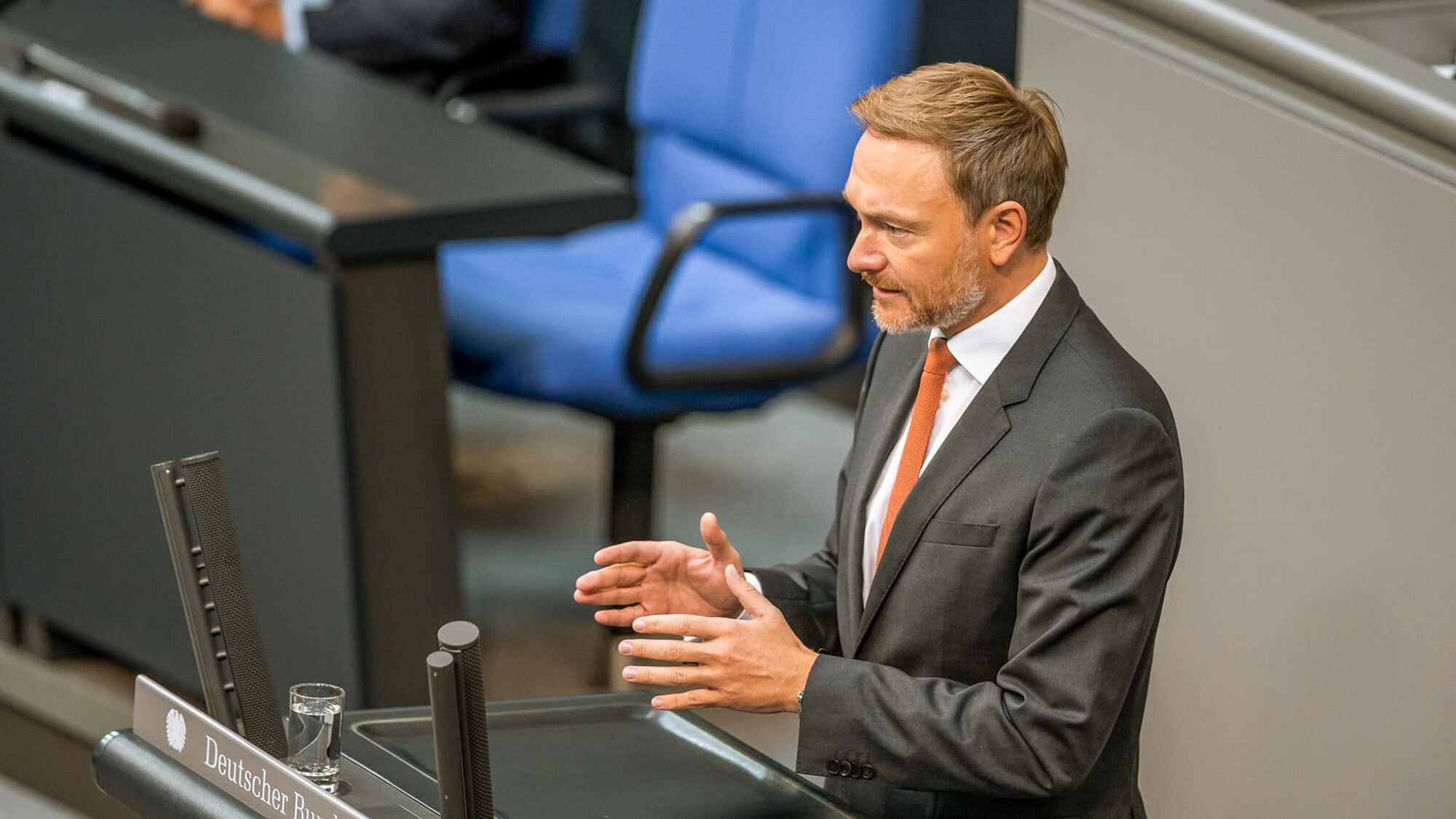 Christian Lindner im Deutschen Bundestag