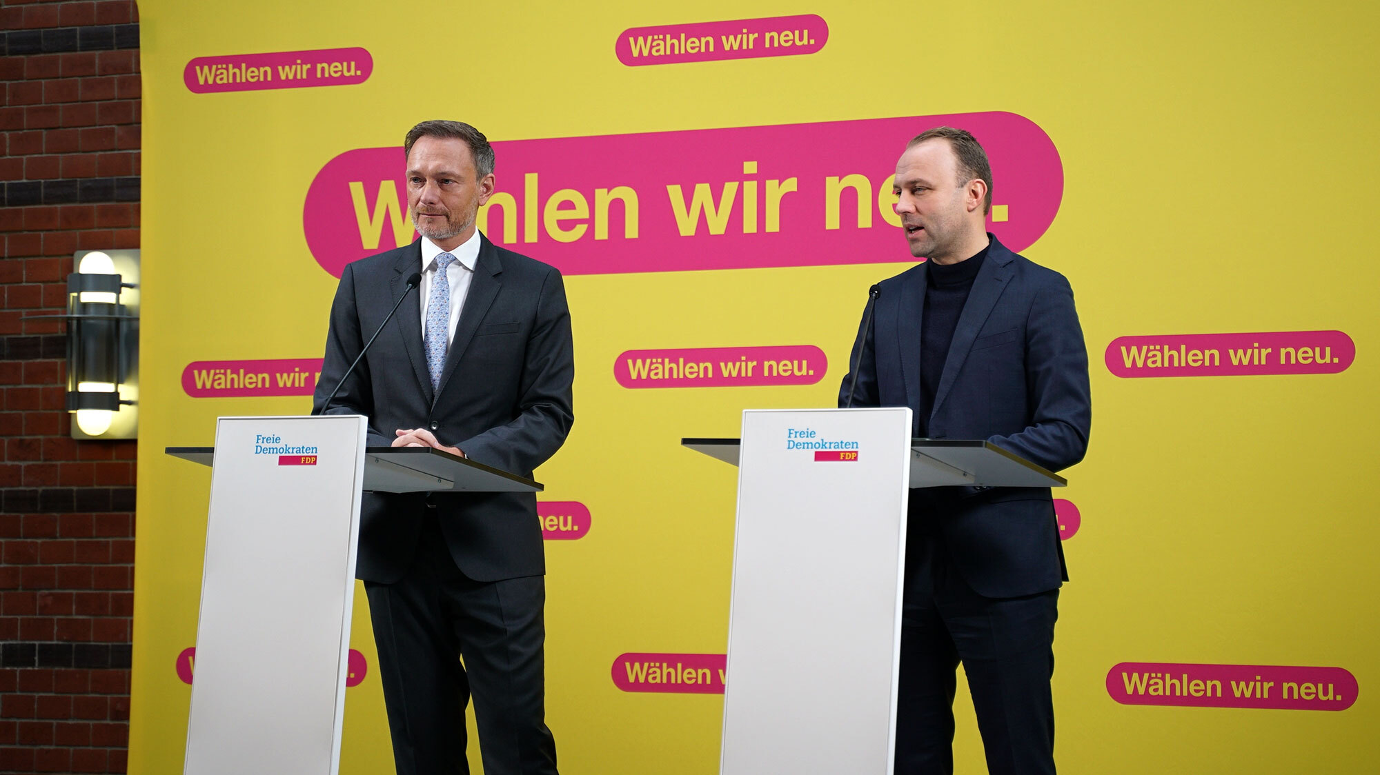 Christian Lindner und Sebastian Czaja