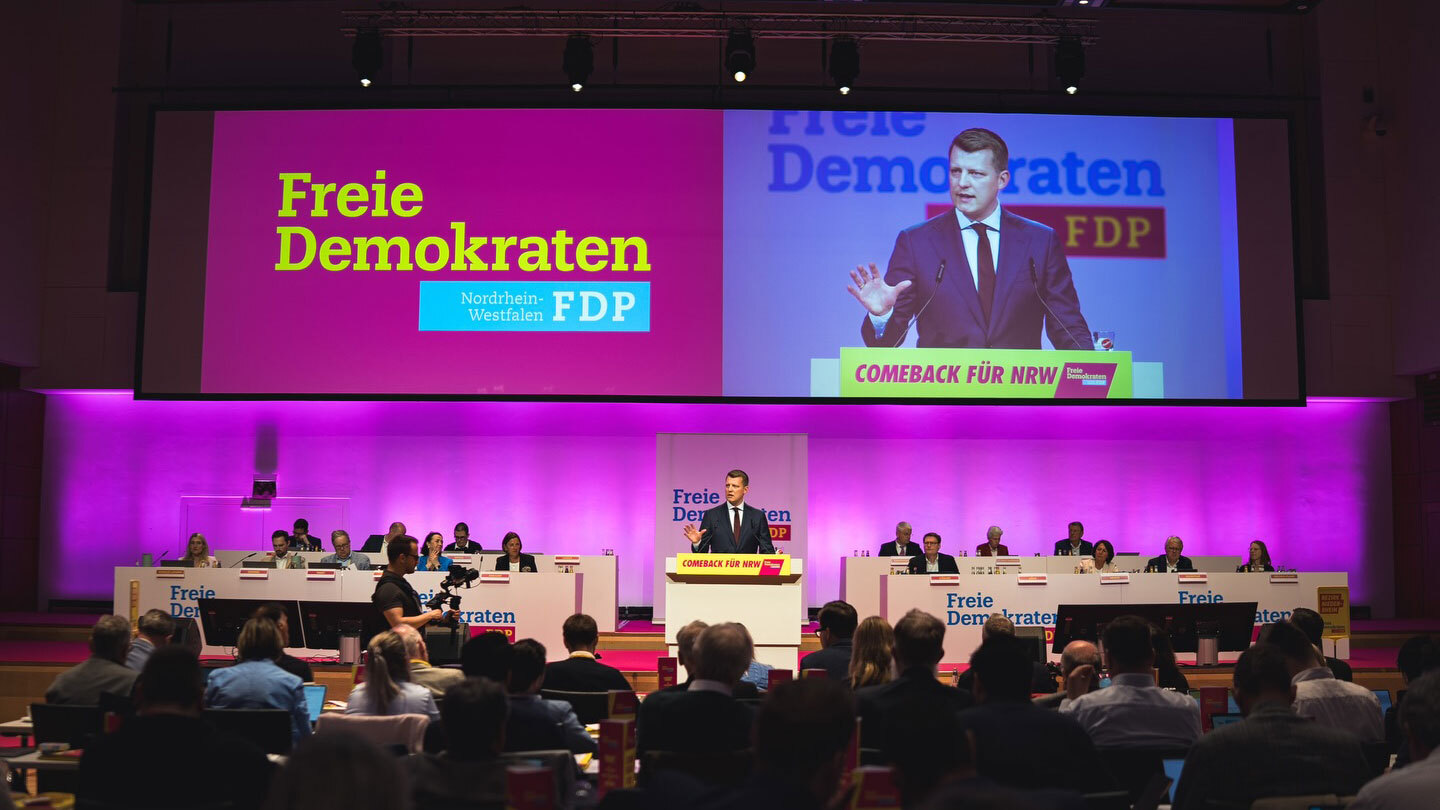 Henning Höne auf dem Landesparteitag