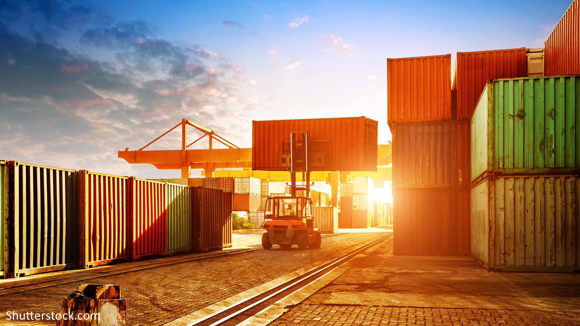 Containerhafen, Hafen,, Schiffahrt, export, freihandel, wirtschaft