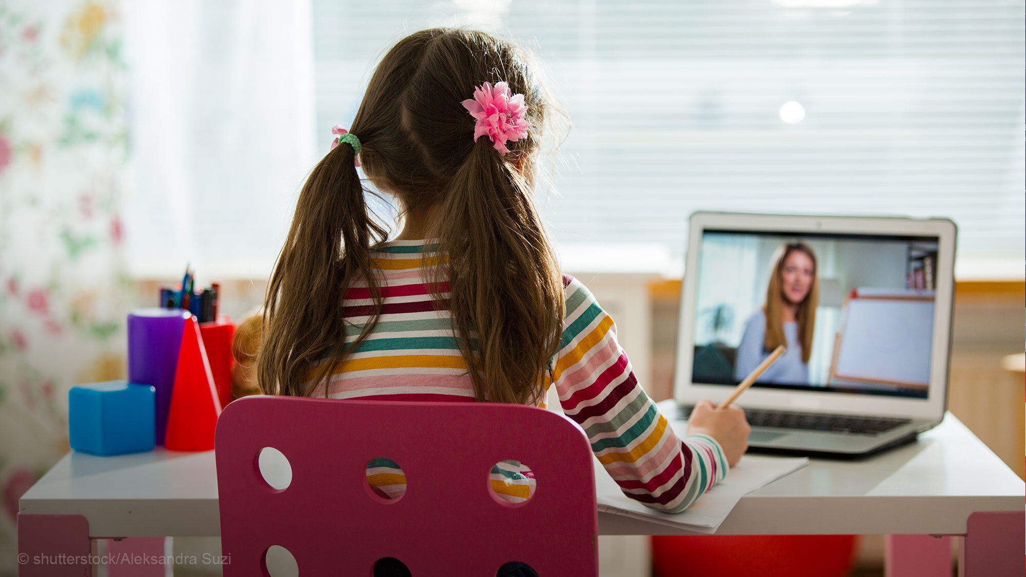 Schülerin, Homeschooling