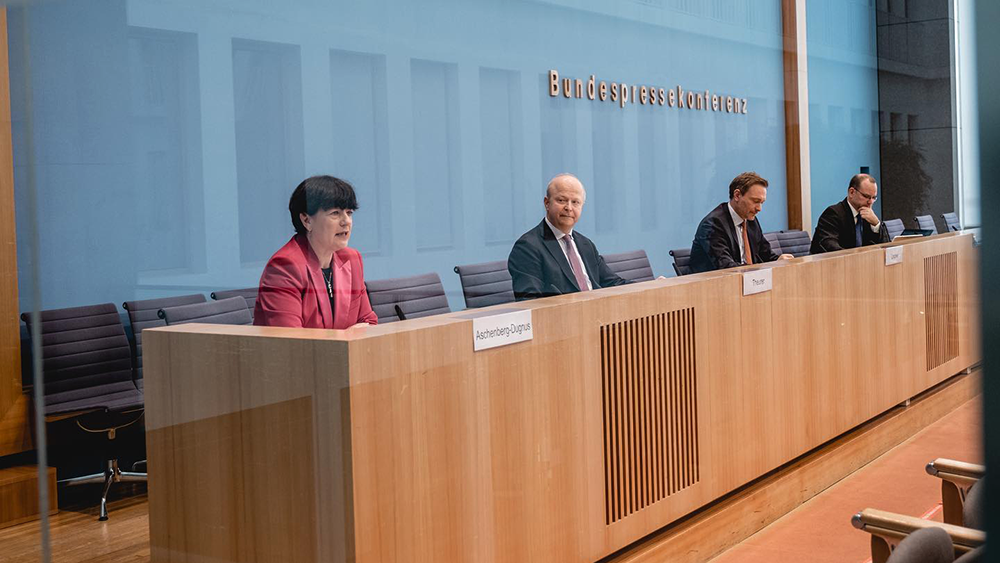 Christine Aschenberg-Dugnus, Michael Theurer und Christian Lindner