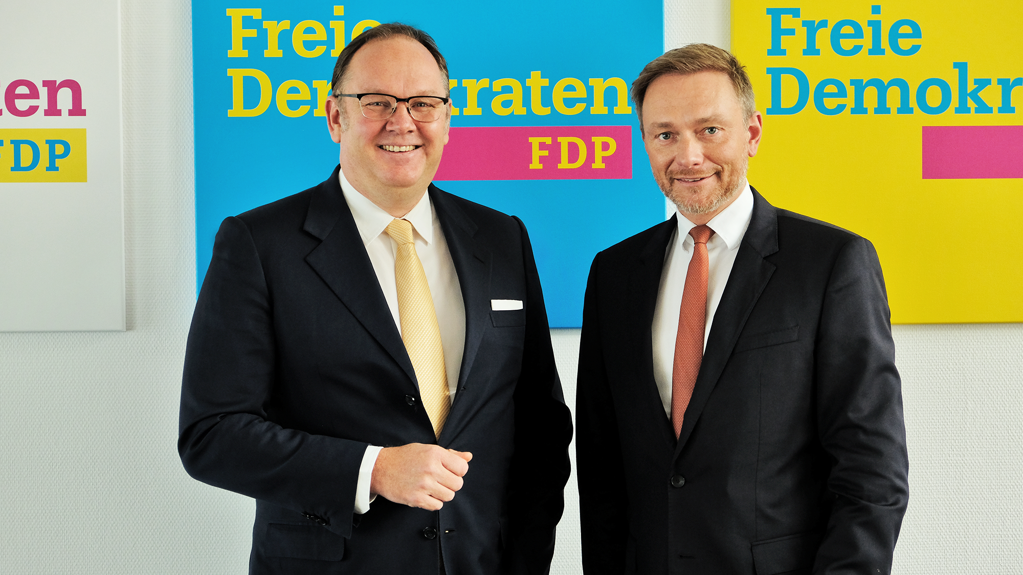 Harald Christ, FDP-Bundesschatzmeister, Christian Lindner, FDP-Chef