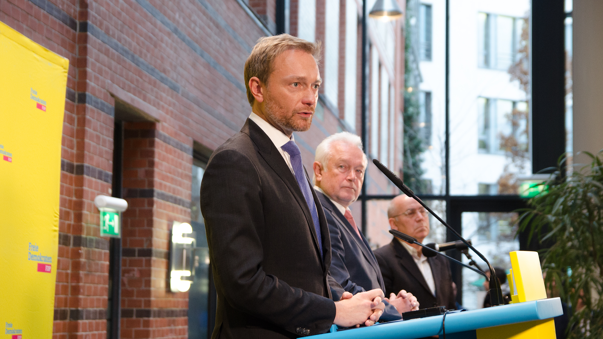 Christian Linder und Wolfgang Kubicki