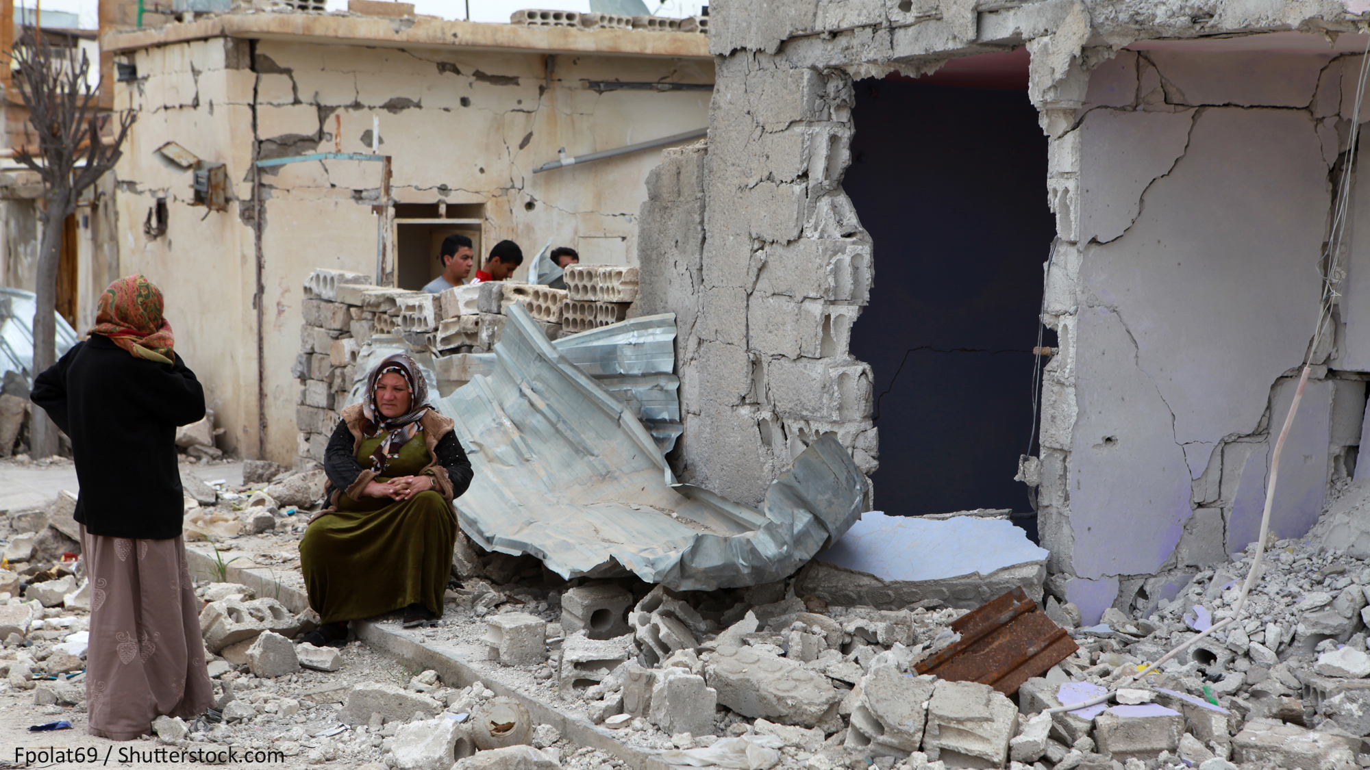 Symbolbild: Zerstörung in Syrien. Copyright: fpolat69 / Shutterstock