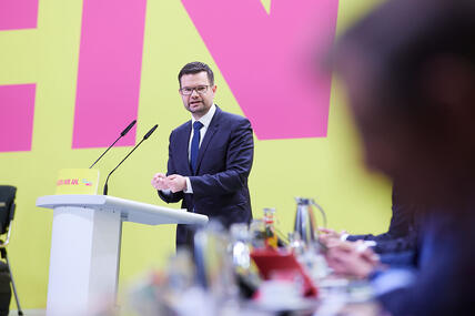 ao Bundesparteitag Koalitionsvertrag Marco Buschmann