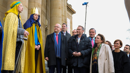 Sternsinger beim Dreikönigstreffen der Freien Demokraten 2023 #3K23