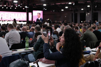 Plenum beim 75. ord. Bundesparteitag