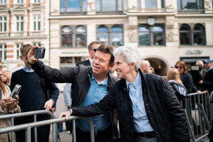 Marie-Agnes Strack-Zimmermann beim Wahlkampfauftakt in Hamburg.