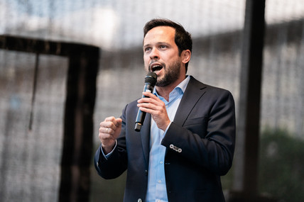 Wahlkampfendspurt in München.