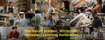 Bühne Wirtschaftsagenda