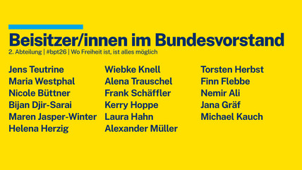 Bundesvorstand 2. Abteilung