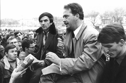 Rudi Dutschke trifft auf Ralf Dahrendorf
