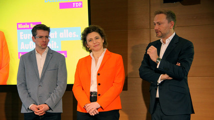 Marco Mendorf, Nicola Beer und Christian Lindner