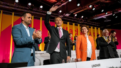 Bijan Djir-Sarai, Christian Lindner, Nicola Beer, Wolfgang Kubicki, Johannes Vogel