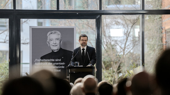 Marco Buschmann auf der Gedenkfeier Gerhart Baum