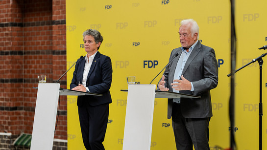 Lydia Hüskens und Wolfgang Kubicki