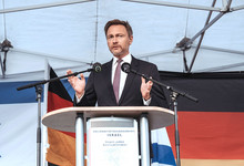 Christian Lindner, Kundgebung Brandenburger Tor
