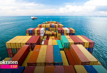 Freihandel: Container, Frachtschiff 