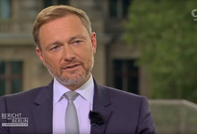 Christian Lindner im ARD Sommerinterview