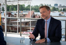 Christian Lindner beim ZDF-Sommerinterview