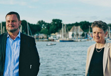 Rene Domke und Lydia Hüskens in Mecklenburg-Vorpommern
