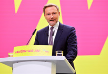 Christian Lindner auf dem Parteitag zum Koalitionsvertrag