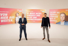 Kampagnenpräsentation der FDP NRW mit Spitzenkandidat Joachim Stamp und Johannes Vogel