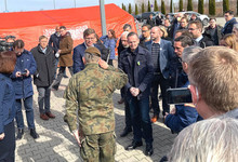 Volker Wissing an der polnisch-ukrainischen Grenze