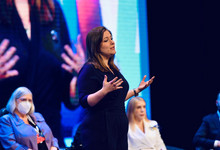 Svenja Hahn auf dem ALDE-Kongress
