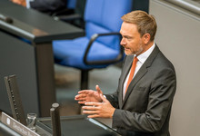 Christian Lindner im Deutschen Bundestag