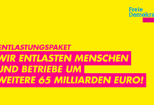 Entlastungspaket: Wir entlasten Menschen und Betriebe um weitere 65 Milliarden Euro