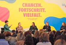 Podiumsdiskussion beim Female Future Forum