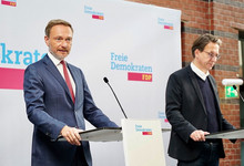 Christian Lindner und Stefan Birkner