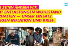 Mit Entlastungen Wohlstand erhalten