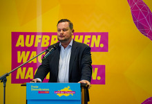 René Domke auf dem Landesparteitag der FDP Mecklenburg-Vorpommern