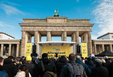 Christian Lindner am Brandenburger Tor