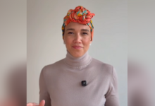 Nicole Büttner mit neuer Frisur. 