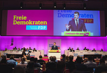 Henning Höne auf dem Landesparteitag