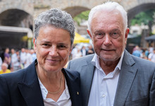 Lydia Hüskens mit Wolfgang Kubicki. 