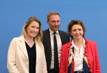 Lencke Steiner, Christian Lindner, Nicola Beer, FDp, Europa, Bremen