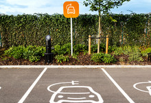Elektroauto, Tankstelle, Ladestation