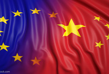China, Europa, Flagge