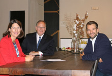 Daniela Schmitt, Harald Christ, Johannes Vogel