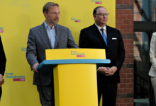 Wissing, Lindner, Christ, Stark-Watzinger, Pressekonferenz